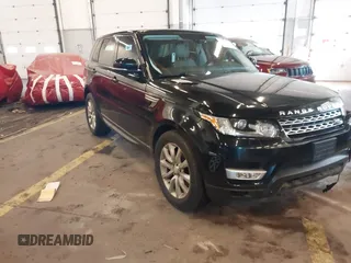 2014 Land Rover Range Rover Sport HSE with VIN SALWR2WFXEA396374, listed as a IAAI auction lot 41529443 with 107,406 mi miles. Bid and sale history available at carsss.com. Image 1.