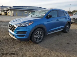 2021 Hyundai Tucson Limited with VIN KM8J33AL4MU356421, listed as a Copart auction lot 87273174 with 33,647 mi miles and Salvage Title. Bid and sale history available at carsss.com. Image 1.