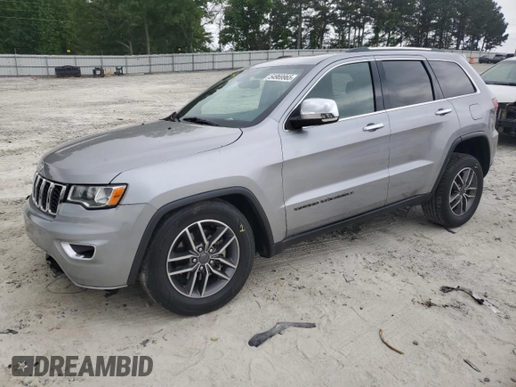 2020 Jeep Grand Cherokee Limited z VIN 1C4RJEBG3LC295111, wystawiony jako Copart lot #54969965 z przebiegiem 139 270 mil mil oraz Szkoda całkowita • Salvage title. Historia ofert i sprzedaży dostępna na DreamBid. Obrazek 1.