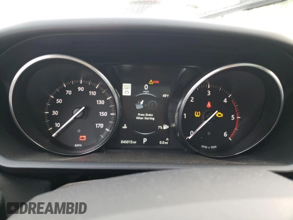 2017 Land Rover Range Rover with VIN NJ1569E, listed as a Copart auction lot 79323693 with 45,015 mi miles and Salvage Title. Bid and sale history available at DreamBid. Image 9.