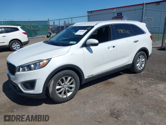 2016 Kia Sorento LX with VIN 5XYPGDA55GG081559, listed as a IAAI auction lot 41965683 with 94,177 mi miles. Bid and sale history available at carsss.com. Image 17.