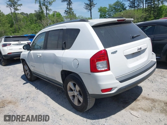 2012 Jeep Compass Sport with VIN 1C4NJCBB3CD503683, listed as a IAAI auction lot 42074897 with 154,933 mi miles. Bid and sale history available at carsss.com. Image 3.