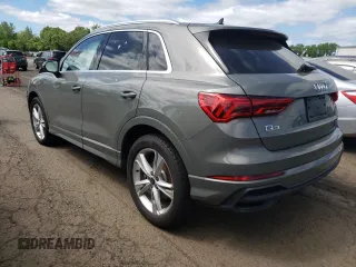 2024 Audi Q3 S line Premium with VIN WA1DECF36R1072831, listed as a Copart auction lot 57332885 with 9,667 mi miles and Salvage title. Bid and sale history available at DreamBid. Image 2.