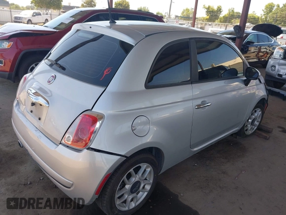 2012 FIAT 500 Pop z VIN 3C3CFFAR4CT288760, wystawiony jako IAAI lot #42487469 z przebiegiem 136 962 mil mil oraz . Historia ofert i sprzedaży dostępna na DreamBid. Obrazek 4.