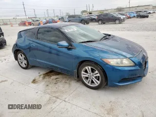 2012 Honda CR-Z with VIN JHMZF1D4XCS004525, listed as a Copart auction lot 50147165 with 193,048 mi miles and Salvage Title. Bid and sale history available at carsss.com. Image 4.