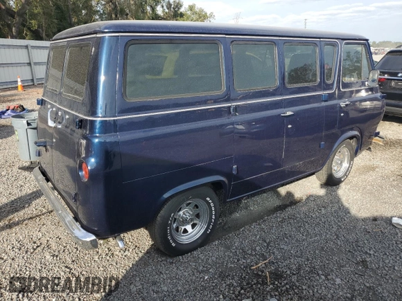 1961 Ford Econoline Cargo with VIN E10SH122862, listed as a Copart auction lot 81049724 with 105,031 mi miles and Salvage Title. Bid and sale history available at DreamBid. Image 3.