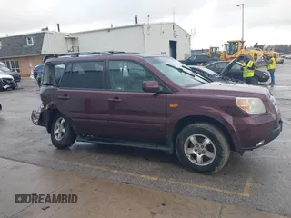 2007 Honda Pilot EX-L with VIN 2HKYF18547H533084, listed as a IAAI auction lot 41729988 with 199,886 mi miles and . Bid and sale history available at DreamBid. Image 12.