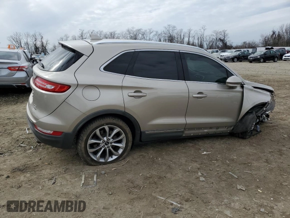 2015 Lincoln MKC with VIN 5LMCJ1A97FUJ21132, listed as a Copart auction lot 46750475 with 100,109 mi miles and Salvage Title. Bid and sale history available at DreamBid. Image 3.