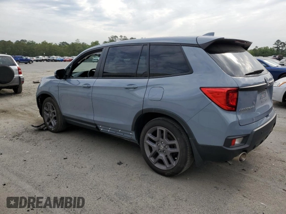 2022 Honda Passport EX-L z VIN 5FNYF7H51NB004450, wystawiony jako Copart lot #54874325 z przebiegiem 33 453 mil mil oraz Szkoda całkowita • Salvage title. Historia ofert i sprzedaży dostępna na DreamBid. Obrazek 2.