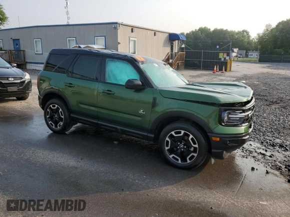2023 Ford Bronco Sport Outer Banks with VIN 3FMCR9C66PRD86677, listed as a Copart auction lot 60369875 with Not provided miles and Salvage title. Bid and sale history available at DreamBid. Image 4.