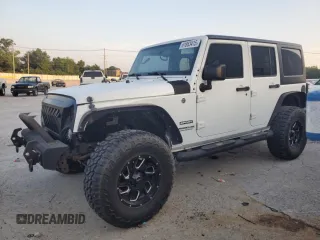 2017 Jeep Wrangler Unlimited Sport с VIN 1C4BJWDG8HL557698, выставлен на аукционе Copart как лот 61863415 с пробегом 94 335 миль миль и Списание • Salvage title. История ставок и продаж доступна на DreamBid. Изображение 1.