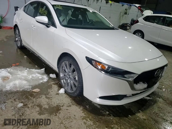 2023 Mazda 3 S Preferred with VIN 3MZBPACM7PM366356, listed as a Copart auction lot 46343355 with 14,734 mi miles and Salvage Title. Bid and sale history available at DreamBid. Image 11.
