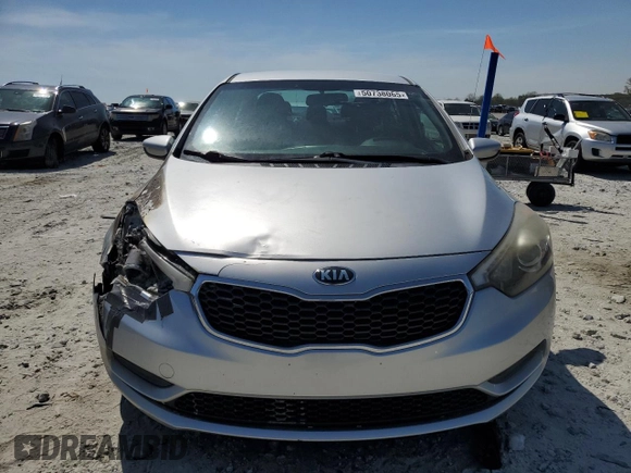 2016 Kia Forte LX with VIN KNAFK4A61G5495138, listed as a Copart auction lot 50738065 with 105,648 mi miles and Salvage Title. Bid and sale history available at carsss.com. Image 5.