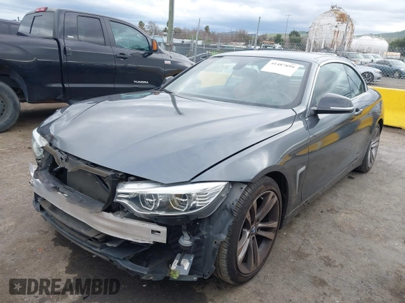 2015 BMW 4 Series 428i with VIN WBA3V7C54FP772531, listed as a IAAI auction lot 41487899 with 90,893 mi miles. Bid and sale history available at carsss.com. Image 18.