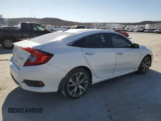 2020 Honda Civic Sedan Touring with VIN 19XFC1F95LE011214, listed as a Copart auction lot 42718735 with 81,185 mi miles and Salvage Title. Bid and sale history available at carsss.com. Image 3.