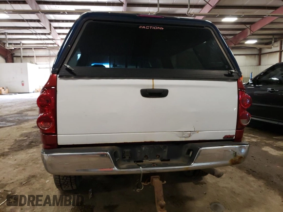 2007 Dodge 1500 Laramie with VIN 1D7HU18207S183648, listed as a Copart auction lot 52129055 with 257,764 mi miles and Clean Title. Bid and sale history available at carsss.com. Image 6.