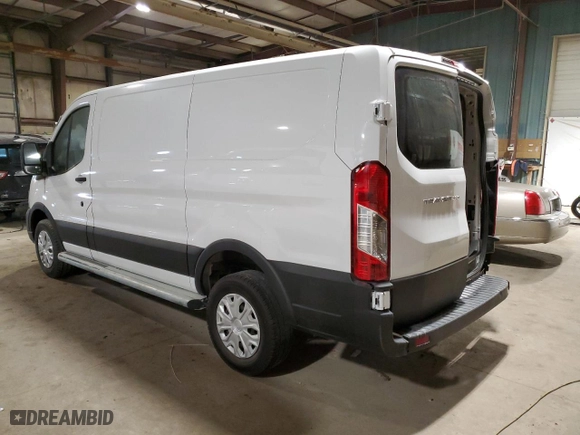 2021 Ford Transit Cargo Van with VIN 1FTBR1Y8XMKA57086, listed as a Copart auction lot 41870105 with 0 mi miles and Salvage Title. Bid and sale history available at carsss.com. Image 2.