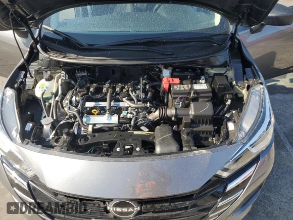 2024 Nissan Versa S with VIN 3N1CN8DV0RL910138, listed as a Copart auction lot 51853385 with 1,933 mi miles and Salvage Title. Bid and sale history available at DreamBid. Image 11.