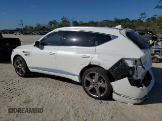 2022 Genesis GV80 z VIN KMUHCESC6NU084580, wystawiony jako Copart lot #42295215 z przebiegiem 45 768 mil mil oraz Szkoda całkowita • Salvage title. Historia ofert i sprzedaży dostępna na DreamBid. Obrazek 2.