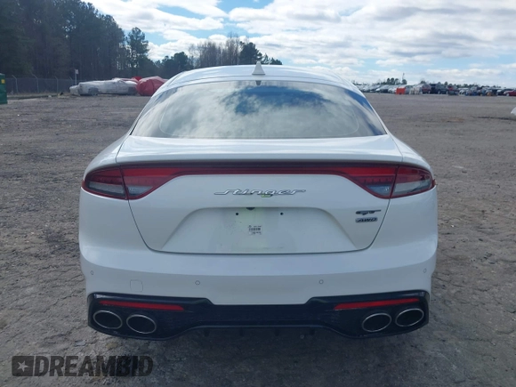 2022 Kia Stinger GT2 with VIN KNAE55LC9N6104613, listed as a IAAI auction lot 41707620 with 31,589 mi miles and . Bid and sale history available at DreamBid. Image 17.