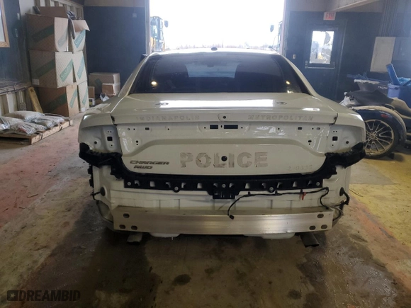 2022 Dodge Charger Police with VIN 2C3CDXKG5NH130688, listed as a Copart auction lot 86765364 with 0 mi miles and Clean Title. Bid and sale history available at carsss.com. Image 6.