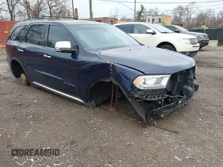 2014 Dodge Durango Citadel with VIN 1C4SDJET4EC543329, listed as a IAAI auction lot 41114870 with Not Provided miles and . Bid and sale history available at DreamBid. Image 1.