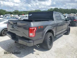 2017 Ford F-150 XL with VIN 1FTEW1EF5HFA56418, listed as a Copart auction lot 58428345 with 118,665 mi miles and Salvage title. Bid and sale history available at DreamBid. Image 3.