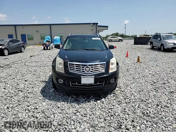 2013 Cadillac SRX Performance Collection with VIN 3GYFNHE37DS649235, listed as a Copart auction lot 56939285 with 104,692 mi miles and Salvage title. Bid and sale history available at DreamBid. Image 14.