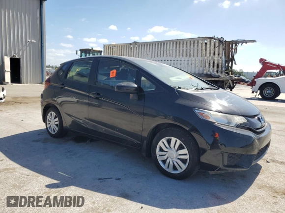 2016 Honda Fit LX with VIN JHMGK5H55GX004874, listed as a Copart auction lot 51515865 with 0 mi miles and Salvage Title. Bid and sale history available at carsss.com. Image 4.
