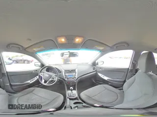 2012 Hyundai Accent SE with VIN KMHCU5AE7CU054509, listed as a Copart auction lot 57726645 with 93,631 mi miles and Salvage title. Bid and sale history available at DreamBid. Image 15.