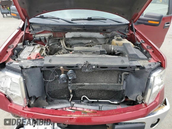 2013 Ford F-150 XL with VIN 1FTFX1EF6DFA41356, listed as a Copart auction lot 57246745 with 94,692 mi miles and Salvage title. Bid and sale history available at DreamBid. Image 11.