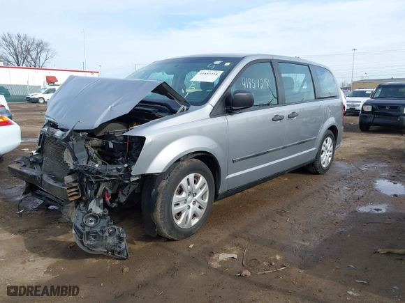 2014 Dodge Grand Caravan SE with VIN 2C4RDGBG6ER475051, listed as a IAAI auction lot 41857218 with 230,842 mi miles. Bid and sale history available at carsss.com. Image 2.