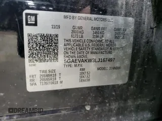 2020 Buick Enclave Essence with VIN 5GAEVAKW3LJ167497, listed as a Copart auction lot 41983635 with 63,271 mi miles and Salvage Title. Bid and sale history available at DreamBid. Image 13.