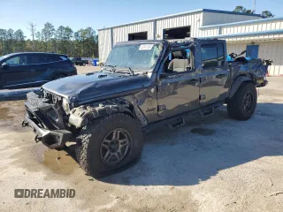 2021 Jeep Gladiator Sport z VIN 1C6HJTAG8ML519743, wystawiony jako Copart lot #85847354 z przebiegiem Nie podano mil oraz Szkoda całkowita • Salvage title. Historia ofert i sprzedaży dostępna na DreamBid. Obrazek 1.