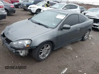 2005 Acura RSX with VIN JH4DC54885S011859, listed as a IAAI auction lot 41949588 with 255,346 mi miles. Bid and sale history available at carsss.com. Image 2.