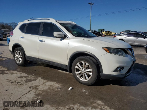 2016 Nissan Rogue SL with VIN 5N1AT2MV7GC779415, listed as a Copart auction lot 46670935 with 177,210 mi miles and Salvage Title. Bid and sale history available at DreamBid. Image 4.