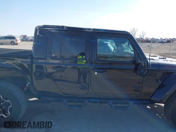 2020 Jeep Gladiator Rubicon with VIN 1C6JJTBG9LL152141, listed as a IAAI auction lot 41798487 with 78,585 mi miles and . Bid and sale history available at DreamBid. Image 20.
