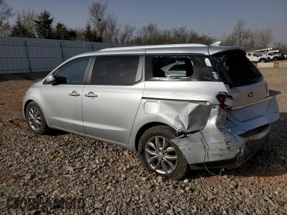 2021 Kia Sedona LX with VIN KNDMB5C1XM6672437, listed as a Copart auction lot 49136685 with 99,787 mi miles and Salvage Title. Bid and sale history available at carsss.com. Image 2.