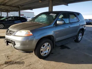 2002 Acura MDX with VIN 2HNYD18252H509822, listed as a Copart auction lot 51761945 with 132,074 mi miles and Clean Title. Bid and sale history available at carsss.com. Image 1.