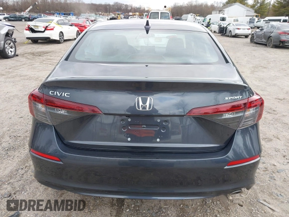 2025 Honda Civic Sedan Sport with VIN 2HGFE2F5XSH500208, listed as a IAAI auction lot 41726731 with 4,862 mi miles. Bid and sale history available at carsss.com. Image 16.