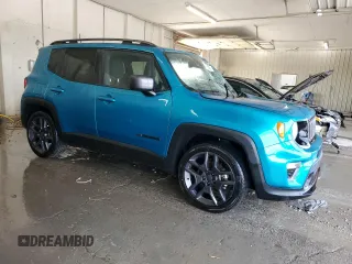 2021 Jeep Renegade Latitude z VIN ZACNJCBB7MPM57579, wystawiony jako Copart lot #59979555 z przebiegiem 49 272 mil mil oraz Szkoda całkowita • Salvage title. Historia ofert i sprzedaży dostępna na DreamBid. Obrazek 4.