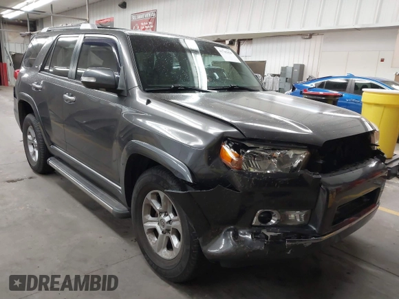 2011 Toyota 4Runner SR5 with VIN JTEZU5JR7B5017417, listed as a IAAI auction lot 41765420 with 165,714 mi miles and . Bid and sale history available at DreamBid. Image 1.