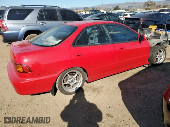 1996 Acura Integra with VIN JH4DB7554TS003693, listed as a Copart auction lot 43013745 with 180,608 mi miles and Salvage title. Bid and sale history available at DreamBid. Image 3.