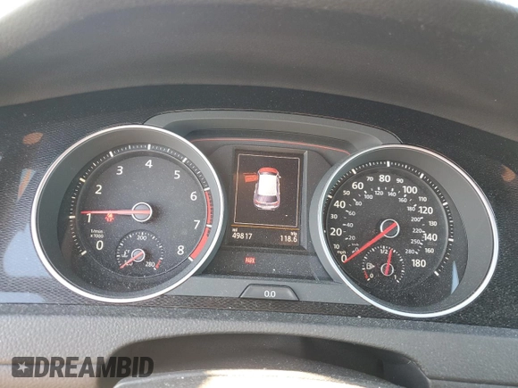 2015 Volkswagen Golf GTI Autobahn w/Performance Pkg with VIN 3VW447AUXFM091605, listed as a Copart auction lot 87296154 with 49,817 mi miles and Salvage Title. Bid and sale history available at carsss.com. Image 9.