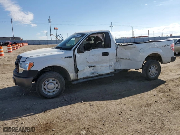 2013 Ford F-150 XL with VIN 1FTNF1EF8DKF05821, listed as a Copart auction lot 77544554 with 0 mi miles and Salvage Title. Bid and sale history available at carsss.com. Image 1.