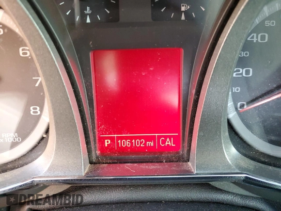 2015 GMC Terrain SLE with VIN 2GKFLVEK2F6227770, listed as a Copart auction lot 50655665 with 106,102 mi miles and Salvage Title. Bid and sale history available at DreamBid. Image 9.