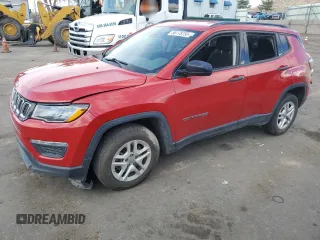 2017 Jeep Compass Sport с VIN 3C4NJCAB6HT659753, выставлен на аукционе Copart как лот 56178755 с пробегом 81 619 миль миль и Списание • Salvage title. История ставок и продаж доступна на DreamBid. Изображение 1.