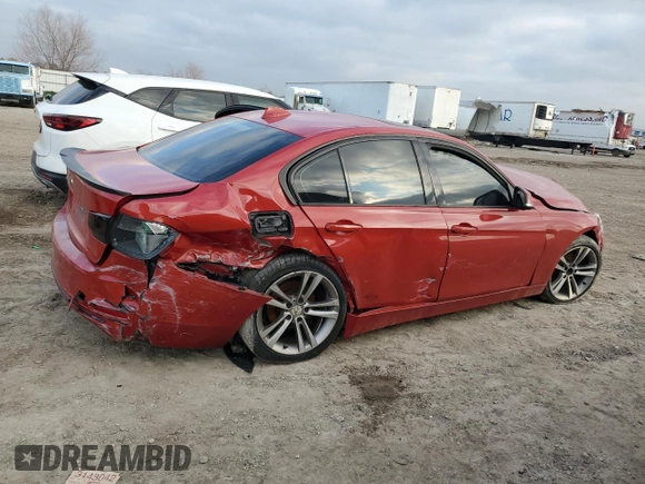 2016 BMW 3 Series 328i with VIN WBA8E9C58GK644678, listed as a Copart auction lot 43706255 with Not Provided miles and Salvage Title. Bid and sale history available at DreamBid. Image 3.