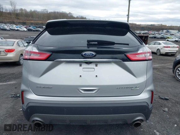 2019 Ford Edge Titanium with VIN 2FMPK4K95KBB55619, listed as a IAAI auction lot 42048941 with 89,999 mi miles. Bid and sale history available at carsss.com. Image 16.