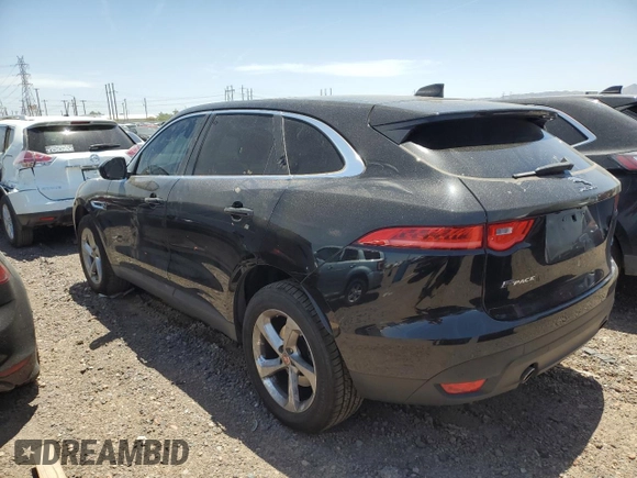 2019 Jaguar F-Pace 25t with VIN SADCS2FX9KA601836, listed as a Copart auction lot 56493255 with 80,825 mi miles and Salvage title. Bid and sale history available at DreamBid. Image 2.